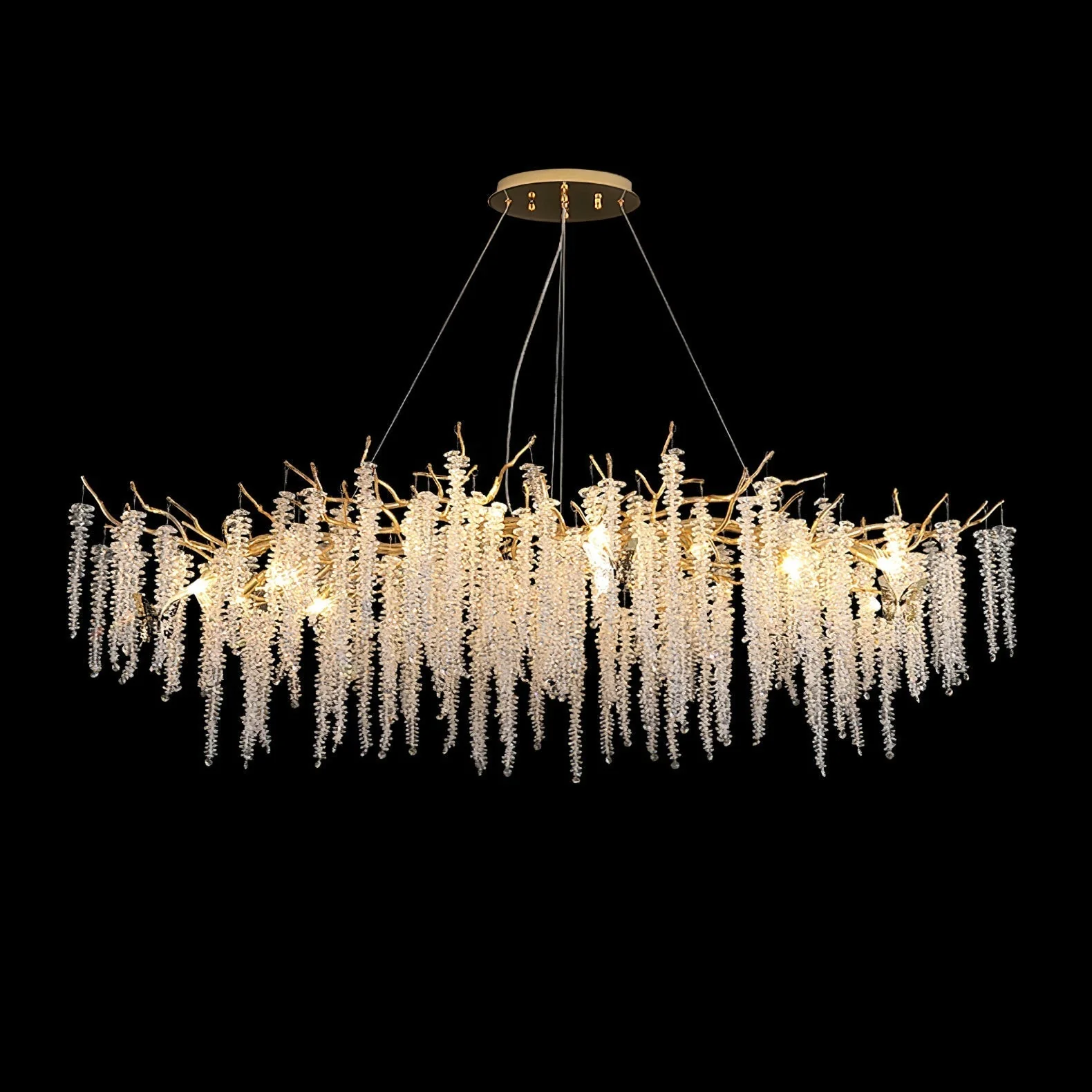 Solara Chandelier Wisteria Flower Crystal - Image 24