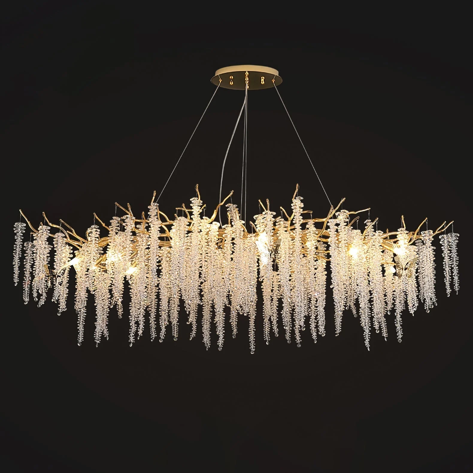 Solara Chandelier Wisteria Flower Crystal - Image 25