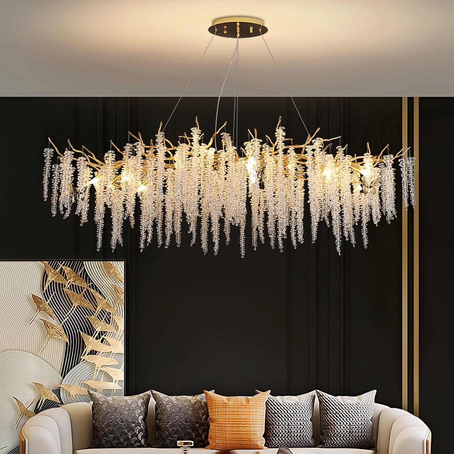 Solara Chandelier Wisteria Flower Crystal - Image 28