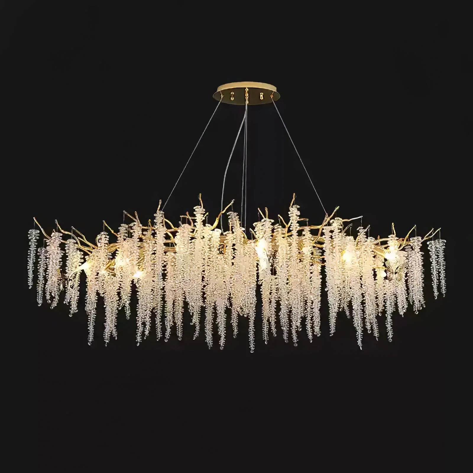 Solara Chandelier Wisteria Flower Crystal - Image 30