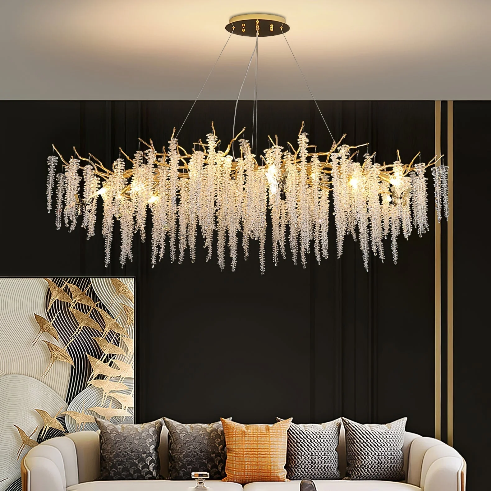 Solara Chandelier Wisteria Flower Crystal - Image 32