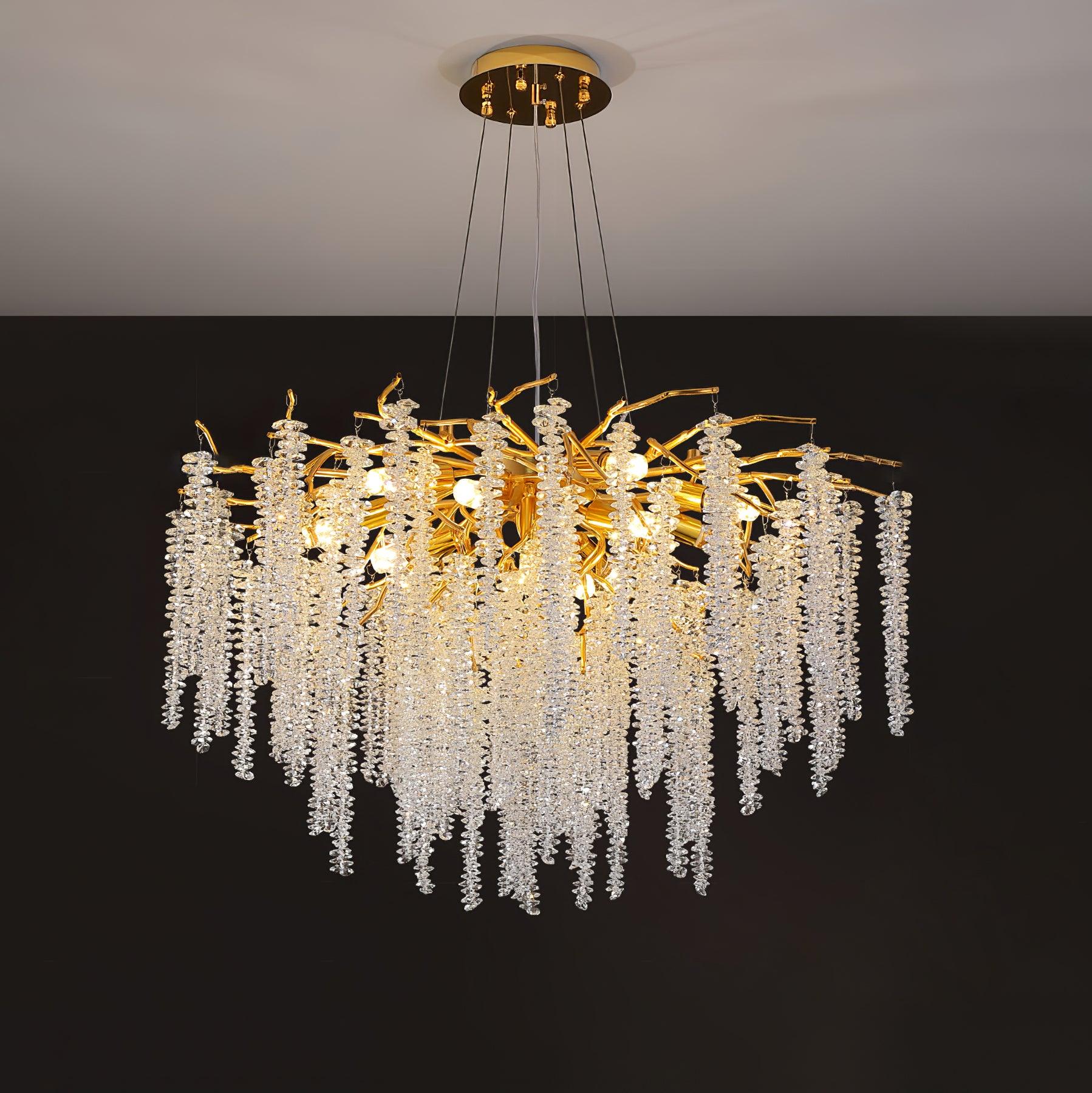 Solara Chandelier Wisteria Flower Crystal - Image 36
