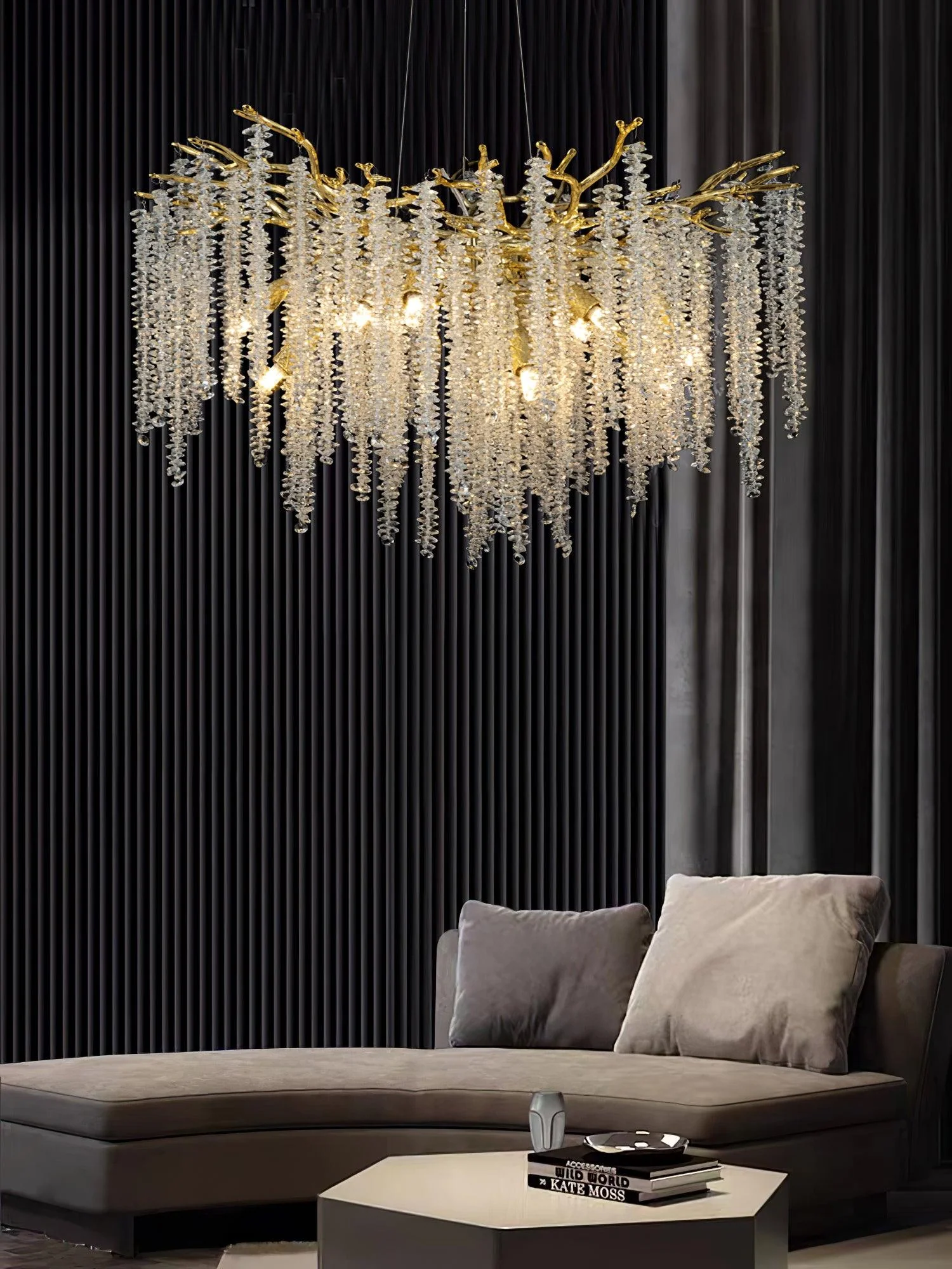 Solara Chandelier Wisteria Flower Crystal - Image 37