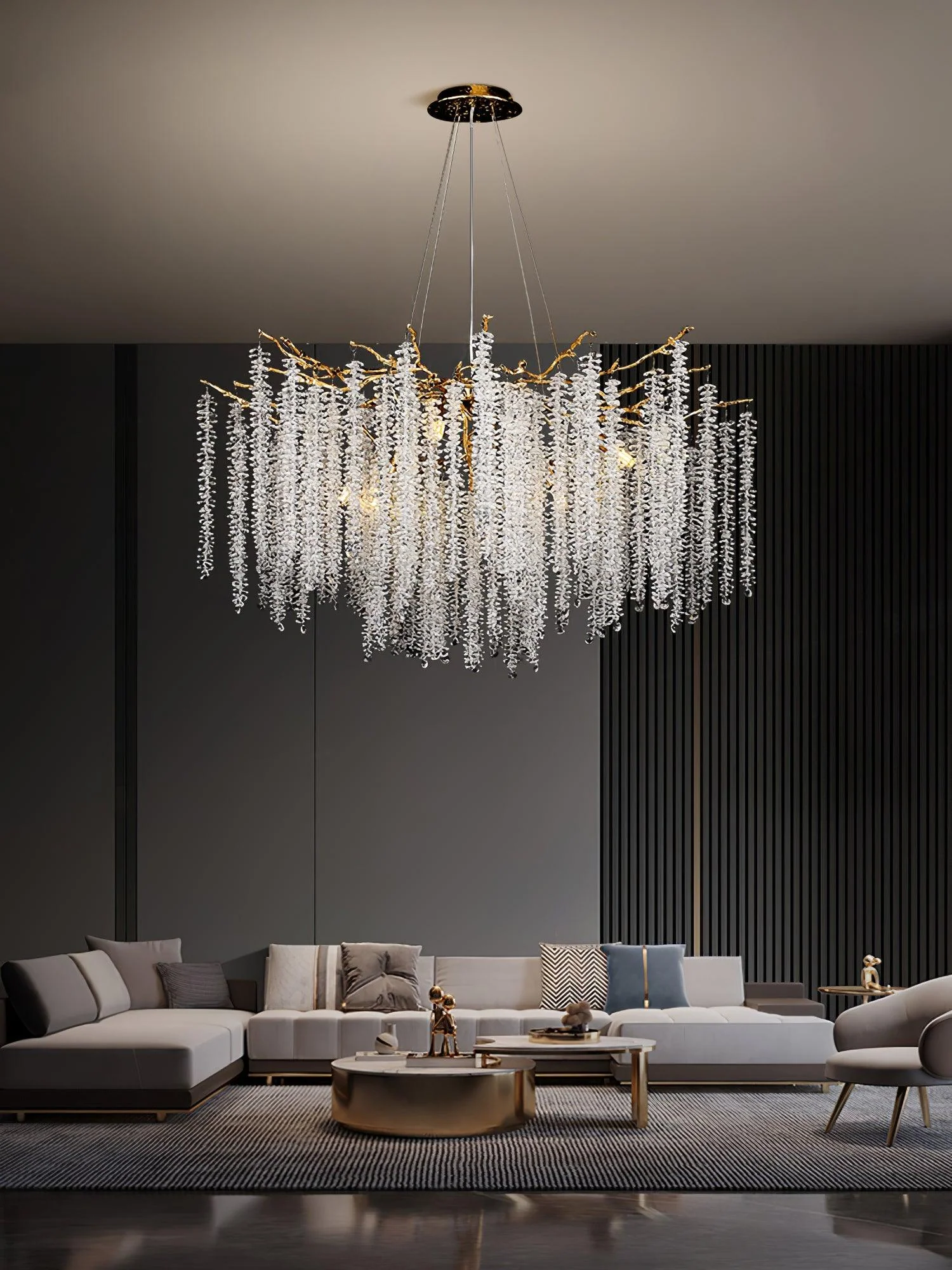 Solara Chandelier Wisteria Flower Crystal - Image 42