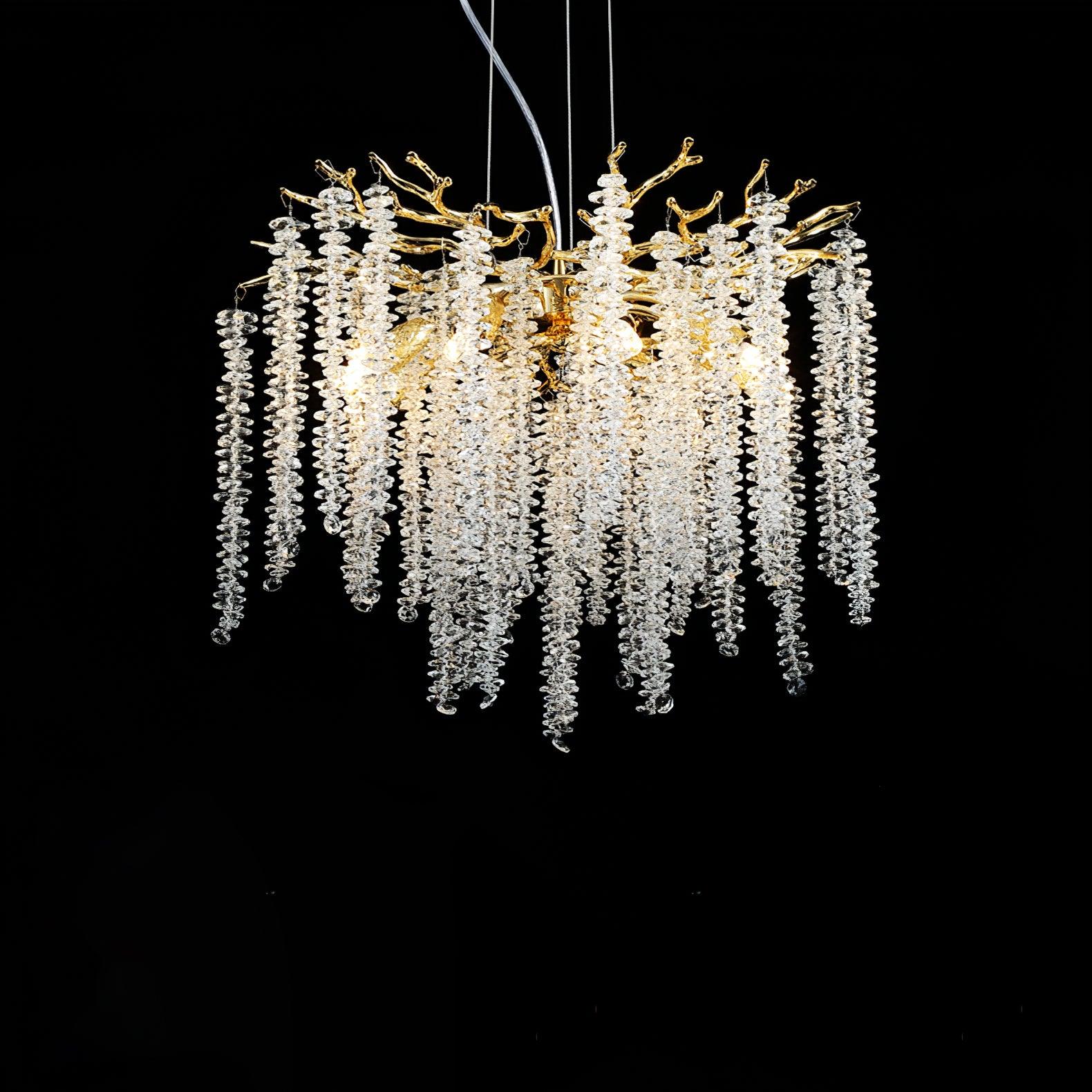 Solara Chandelier Wisteria Flower Crystal - Image 8