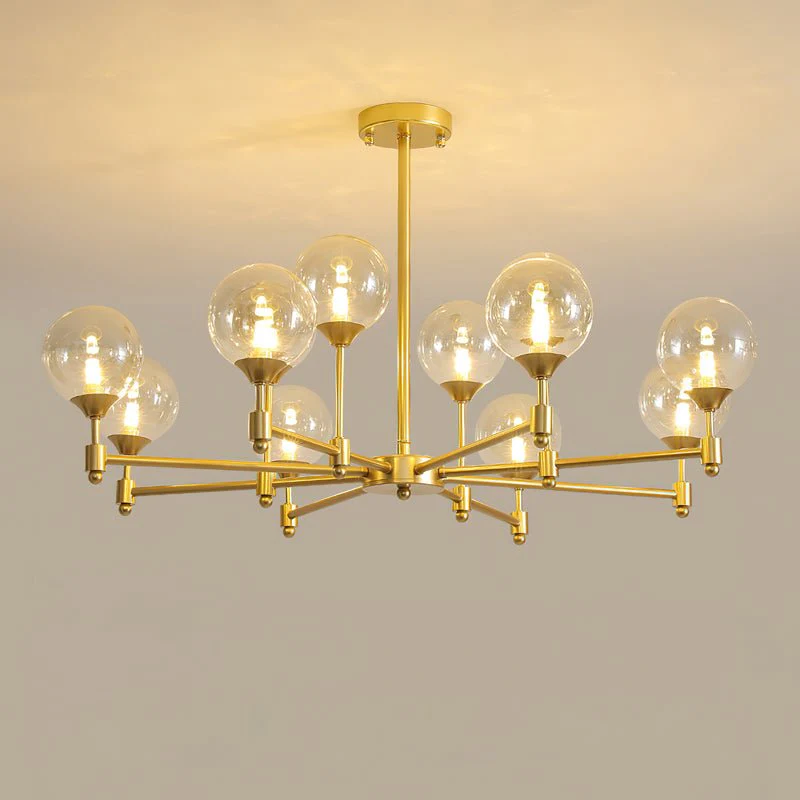 Solara Elegant Glass Chandelier - Image 10