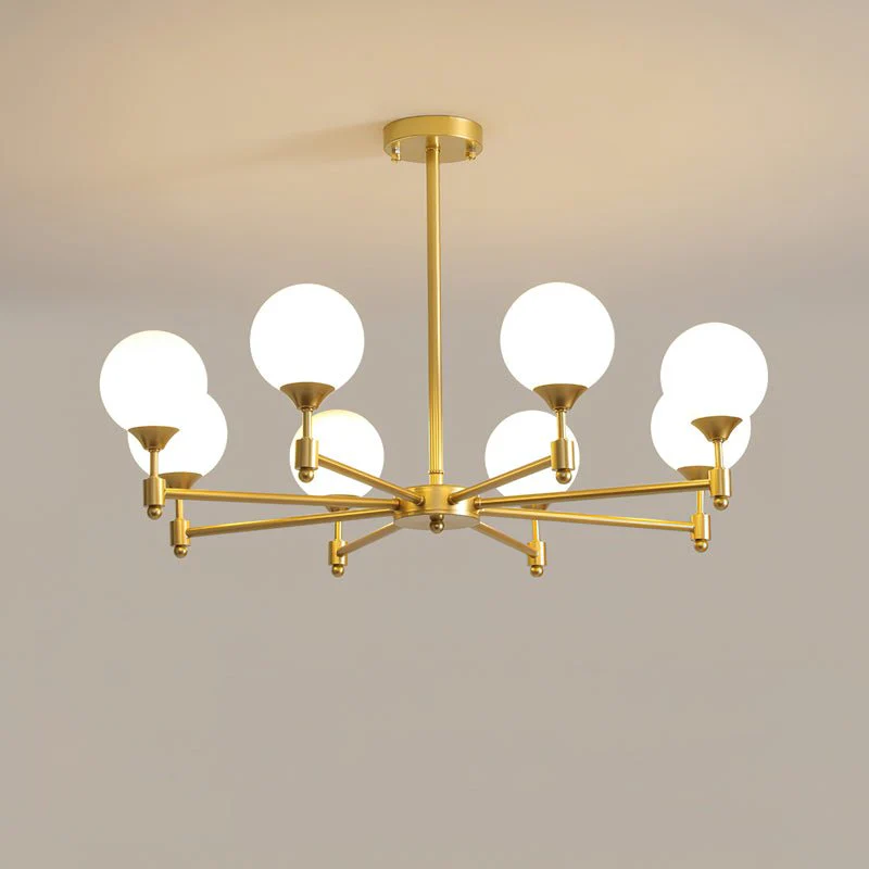 Solara Elegant Glass Chandelier - Image 5