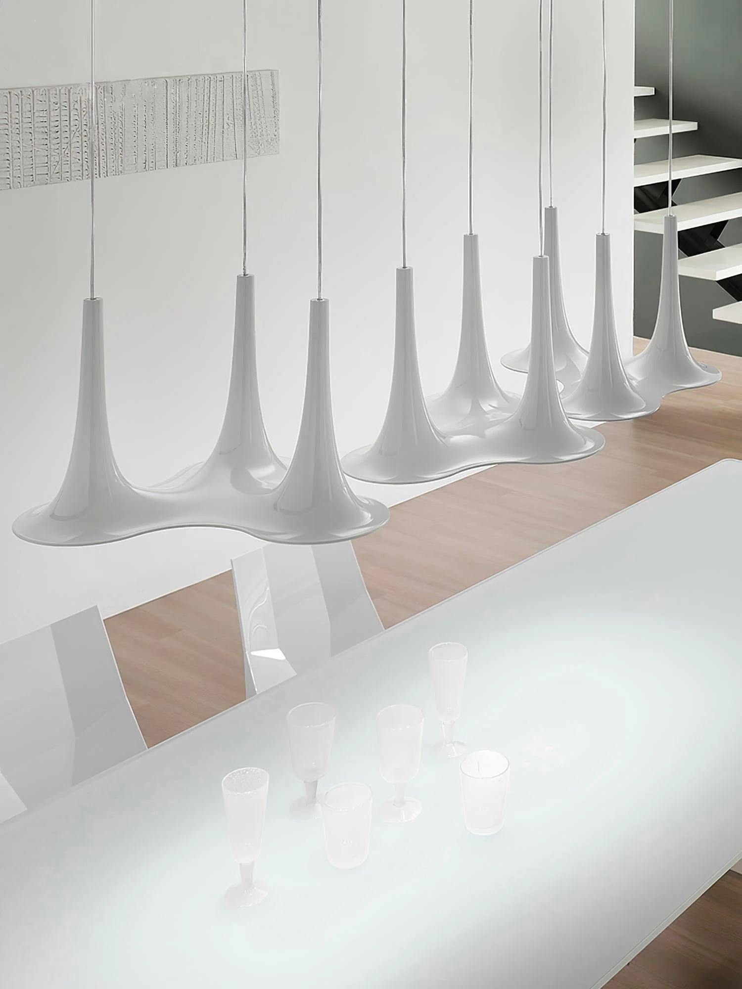 Solara Pendant Lamp Trumpet Shape Contemporary - Image 12
