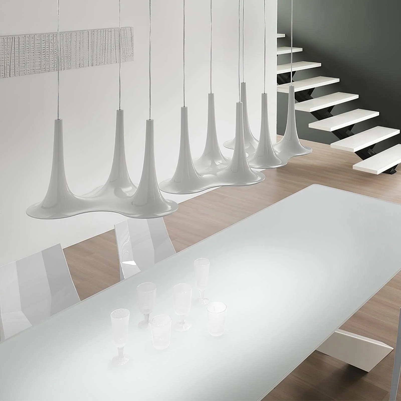 Solara Pendant Lamp Trumpet Shape Contemporary - Image 14