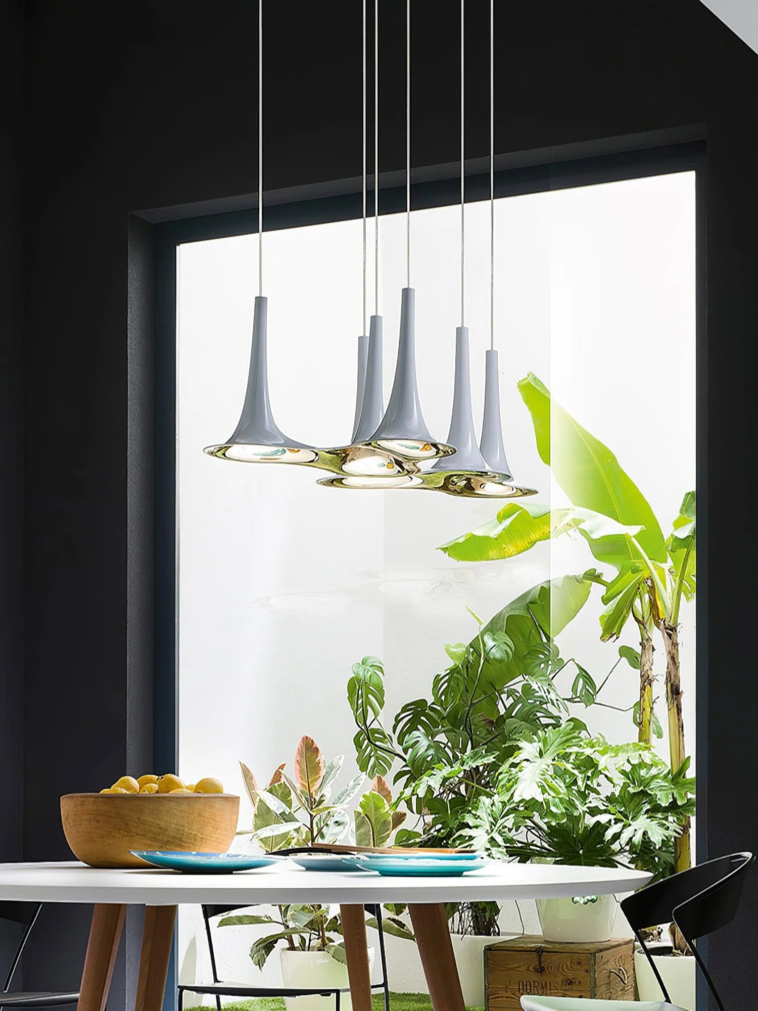 Solara Pendant Lamp Trumpet Shape Contemporary - Image 17