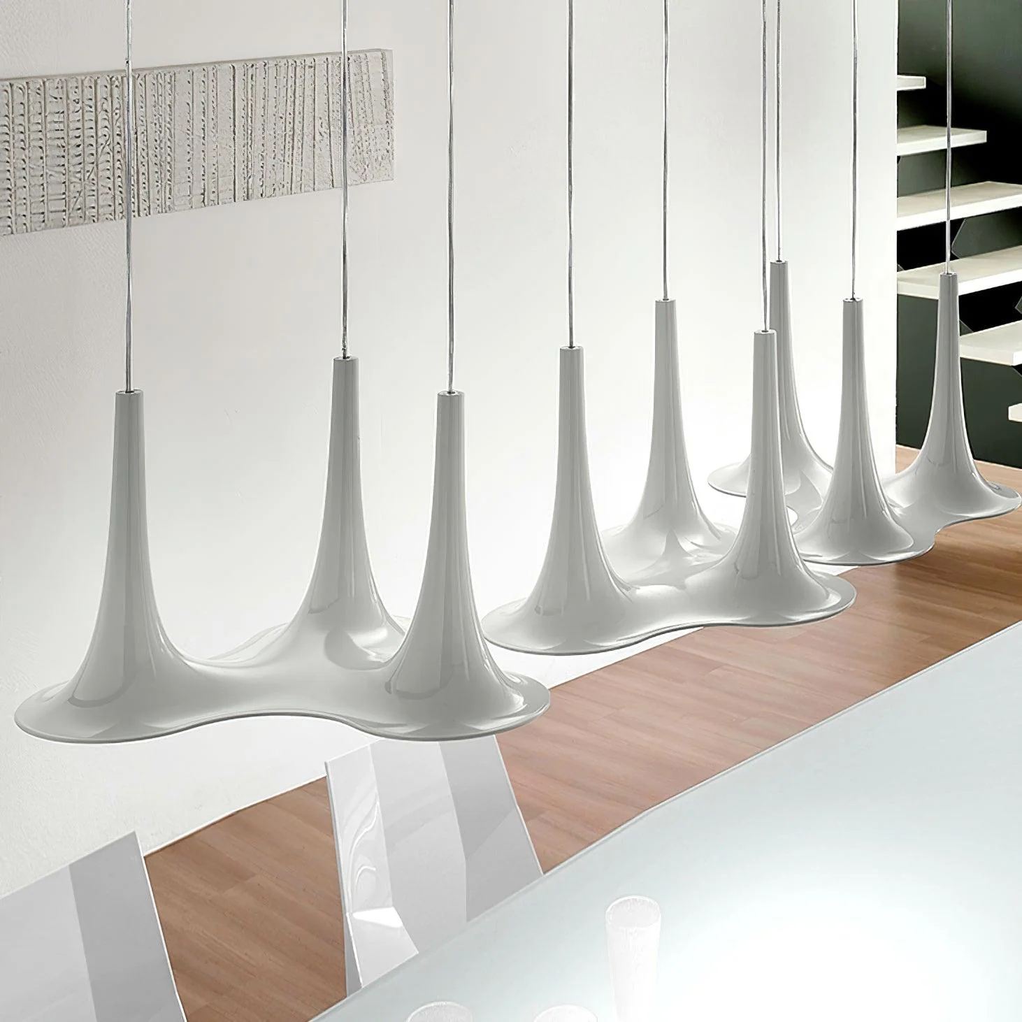 Solara Pendant Lamp Trumpet Shape Contemporary - Image 2