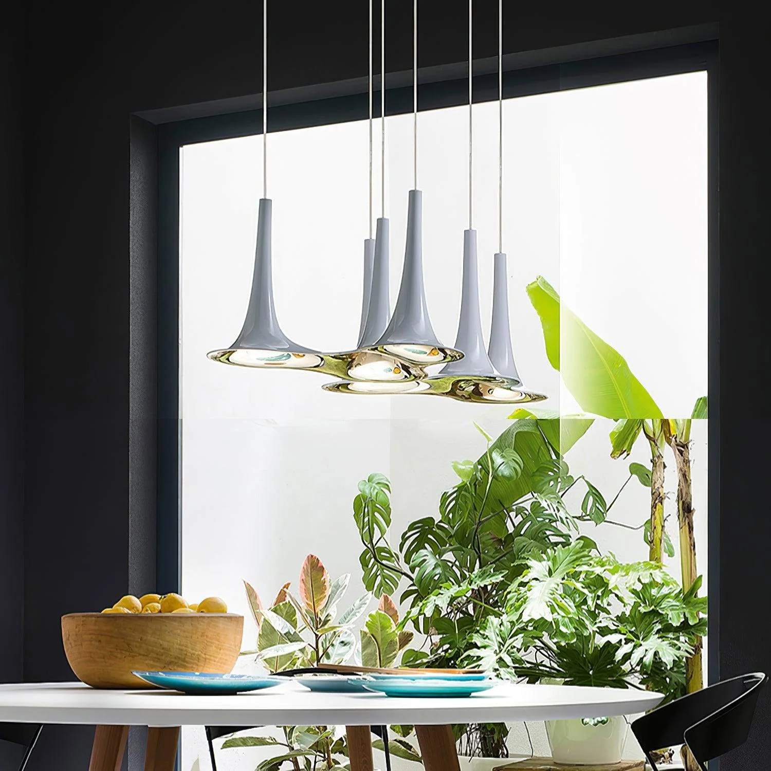 Solara Pendant Lamp Trumpet Shape Contemporary - Image 4