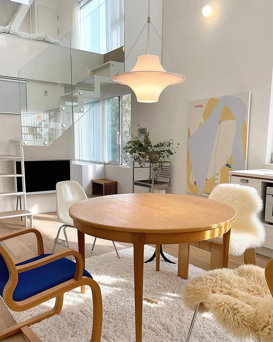 Solara Pendant Lamp UFO Shape Contemporary Living Room - Image 41