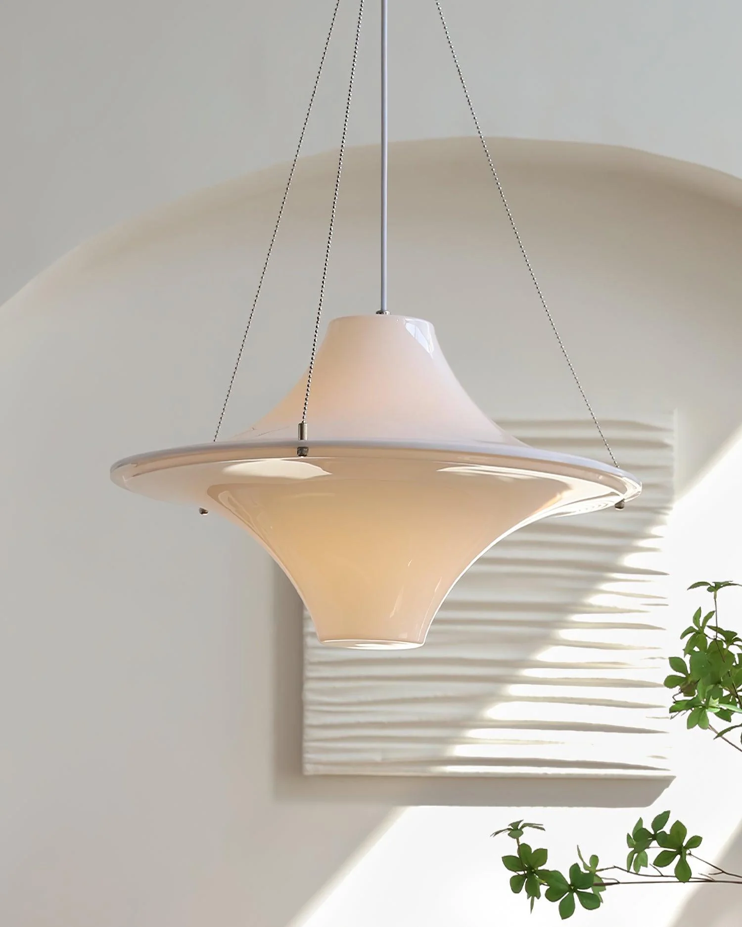 Solara Pendant Lamp UFO Shape Contemporary Living Room - Image 6