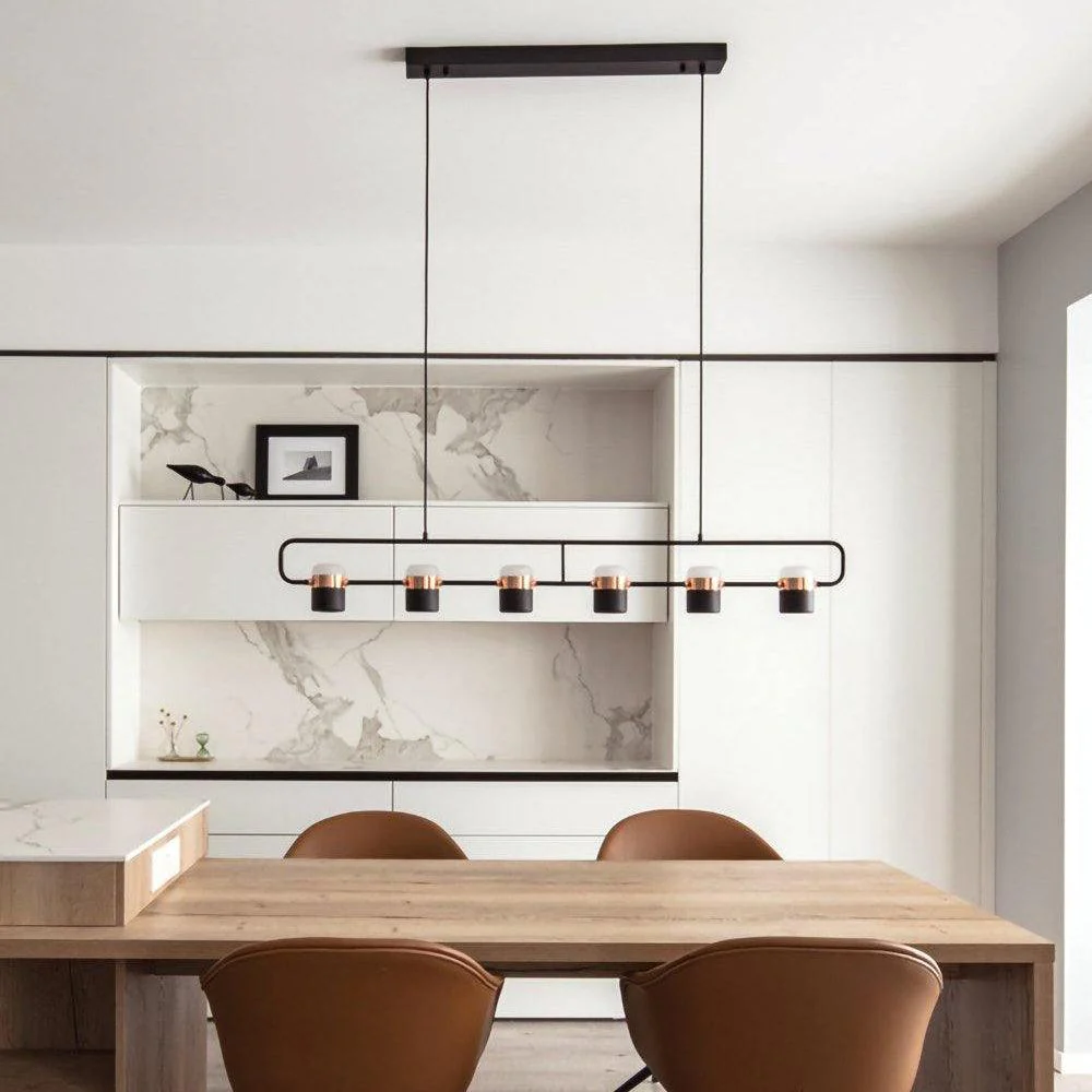 Solara Pendant Lamp Adjustable Glass with Brass - Image 87