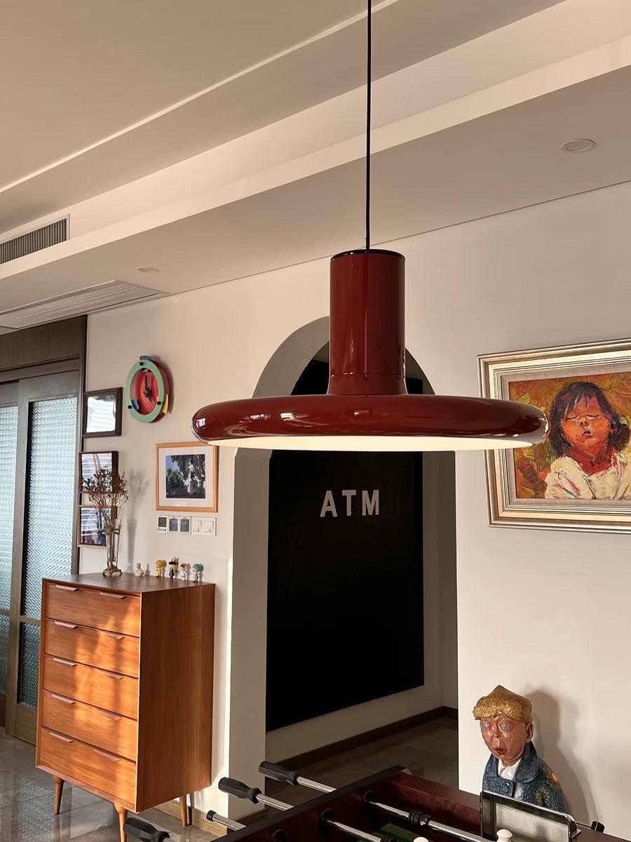 Solara Pendant Lamp Aluminum Cylinder Disc Industrial - Image 10