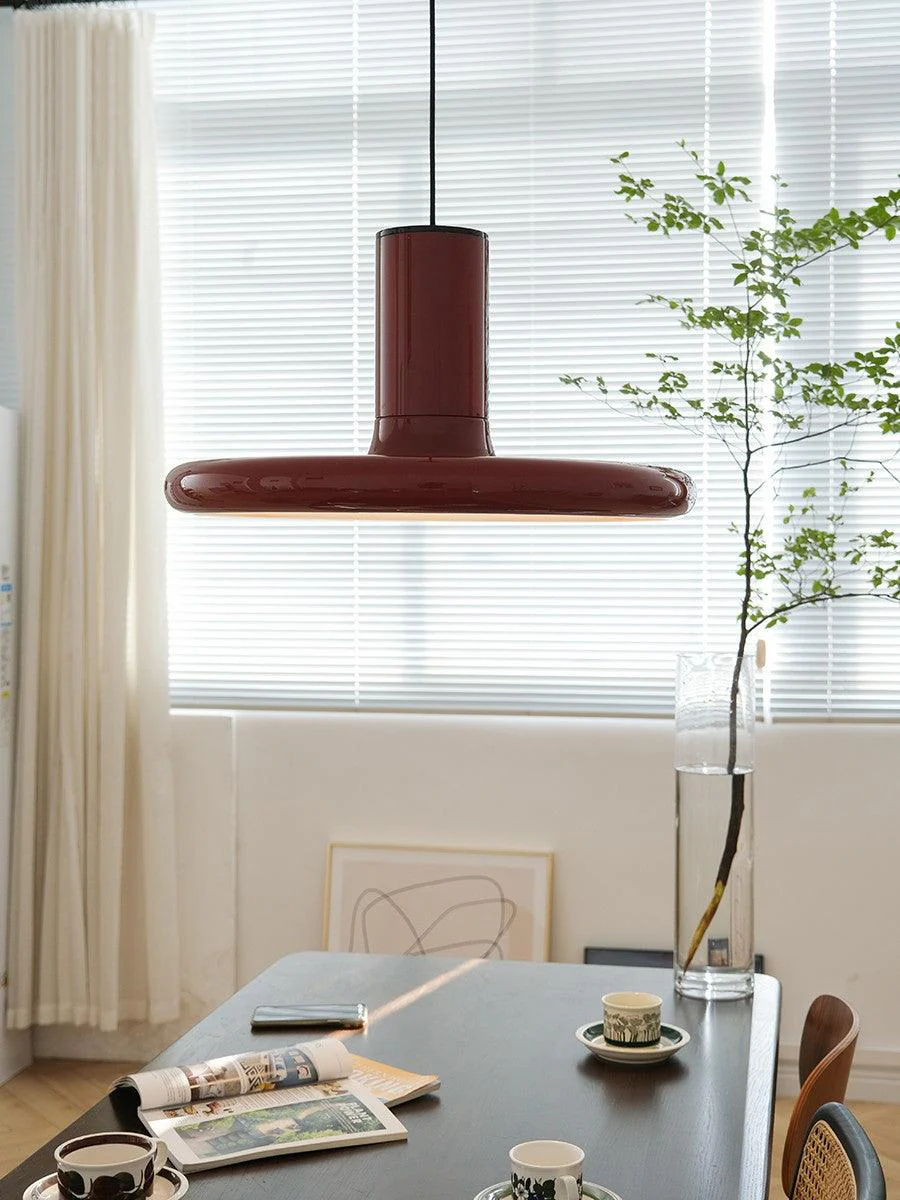 Solara Pendant Lamp Aluminum Cylinder Disc Industrial - Image 12