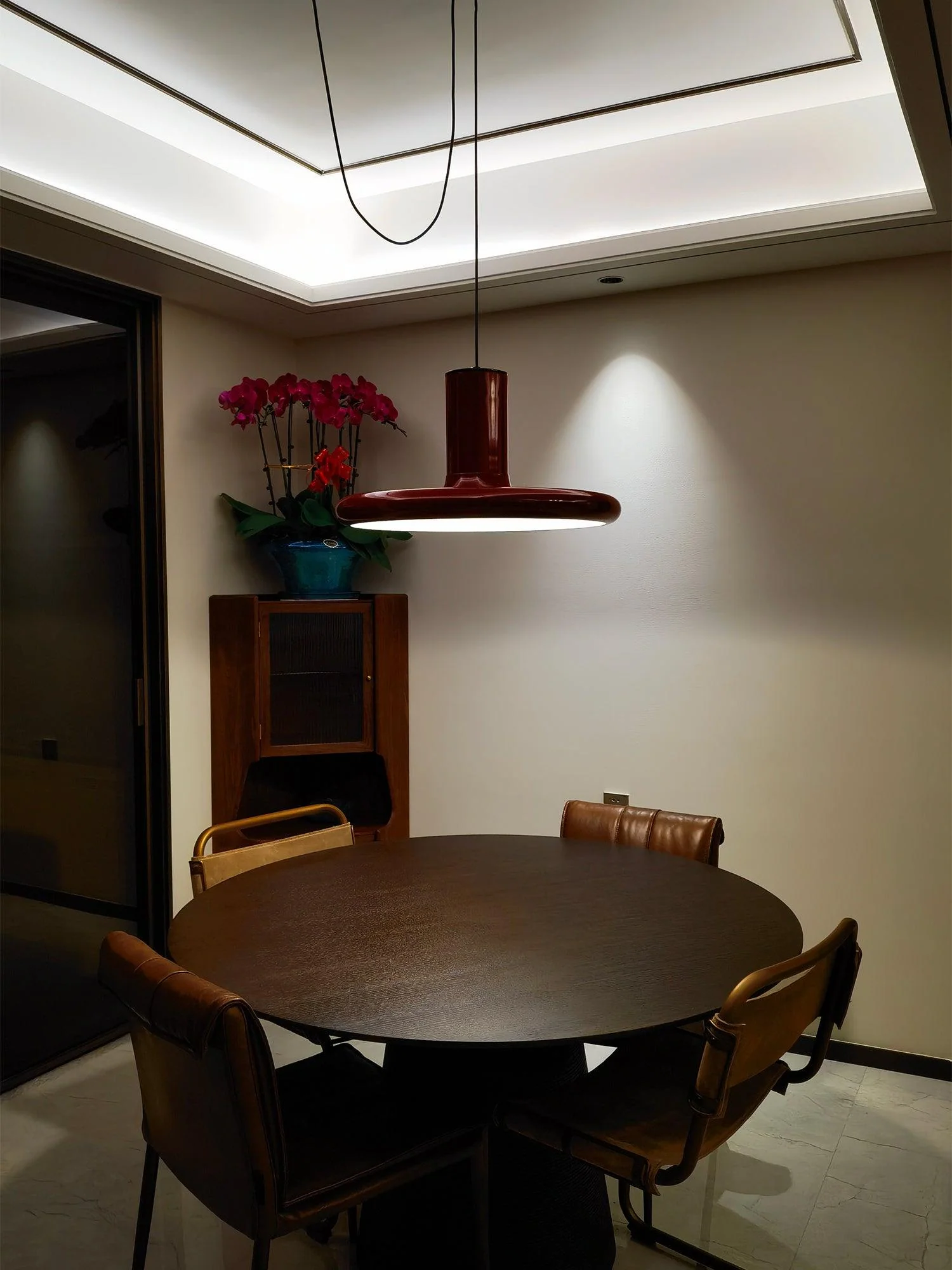Solara Pendant Lamp Aluminum Cylinder Disc Industrial - Image 15