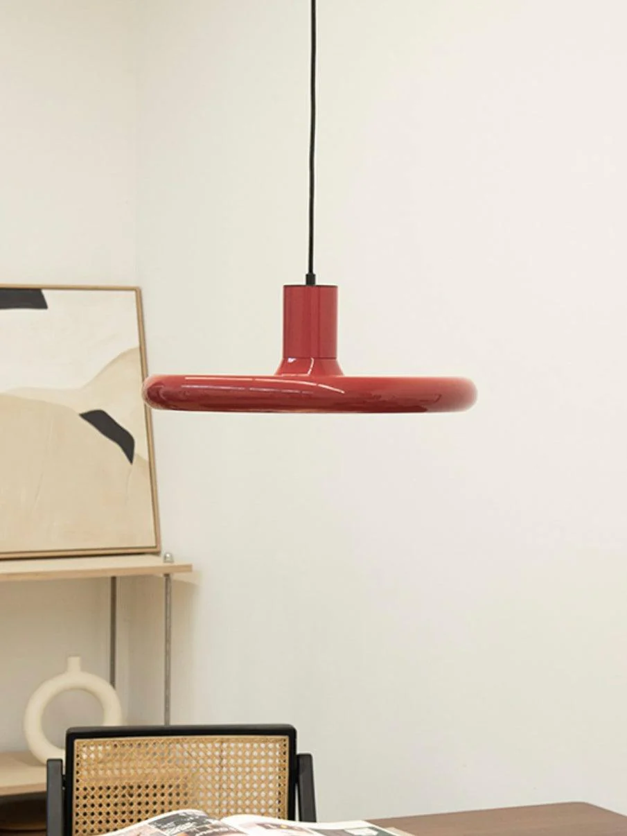 Solara Pendant Lamp Aluminum Cylinder Disc Industrial - Image 3