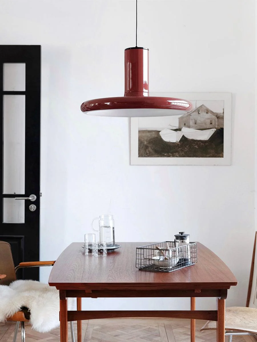 Solara Pendant Lamp Aluminum Cylinder Disc Industrial - Image 35