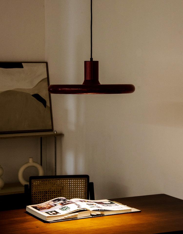 Solara Pendant Lamp Aluminum Cylinder Disc Industrial - Image 5