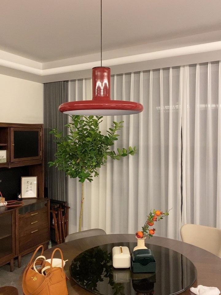 Solara Pendant Lamp Aluminum Cylinder Disc Industrial - Image 6