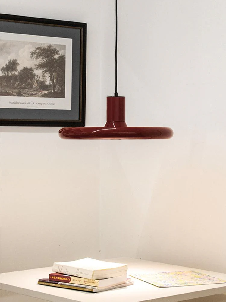 Solara Pendant Lamp Aluminum Cylinder Disc Industrial - Image 9