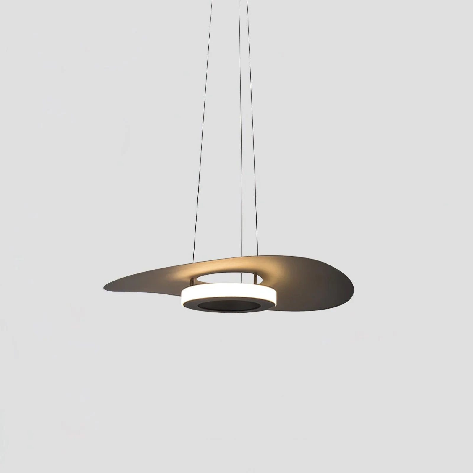 Solara Pendant Lamp Aluminum UFO Ring Minimalist - Image 6