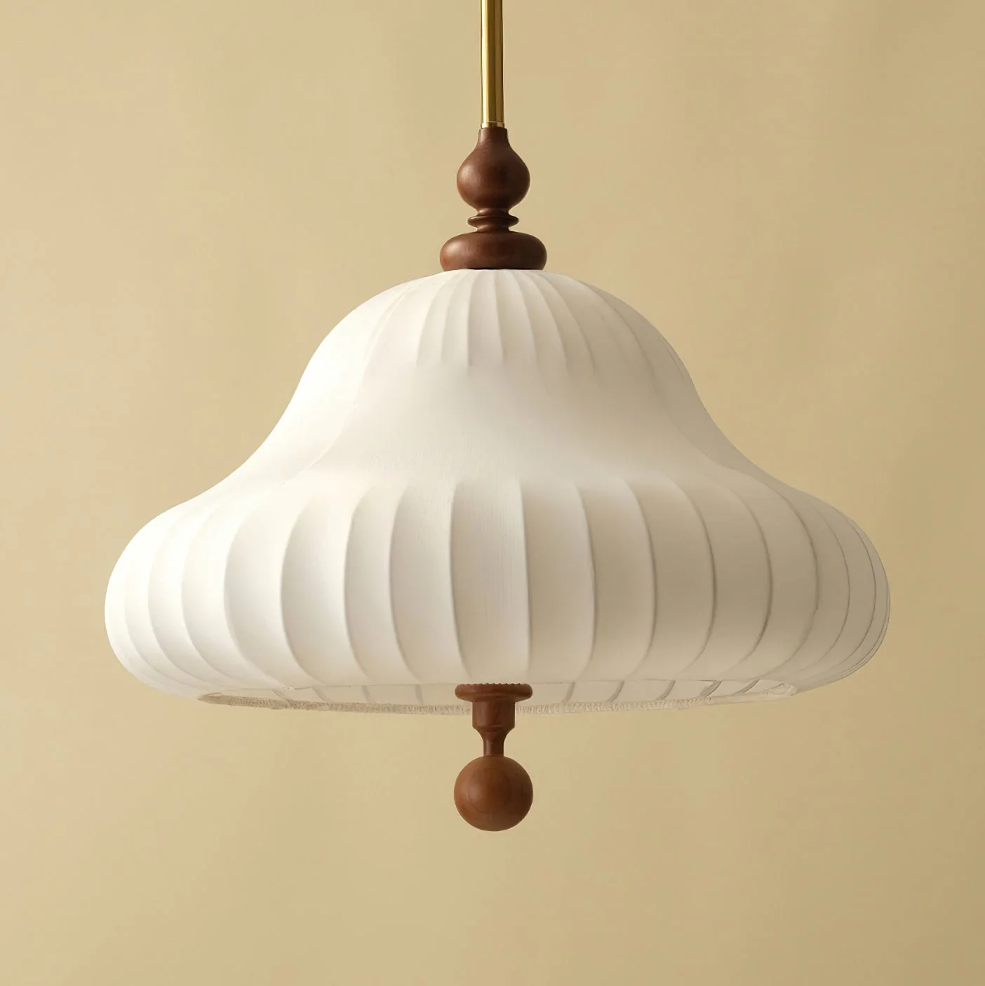 Solara Pendant Lamp Blooming Flower Shape Brass - Image 7