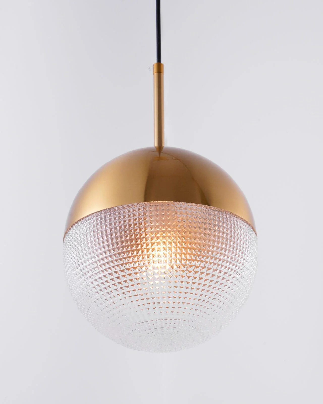 Solara Pendant Lamp Brass Glass Modern - Image 17