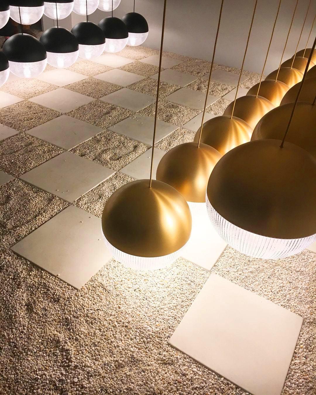 Solara Pendant Lamp Brass Glass Modern - Image 33