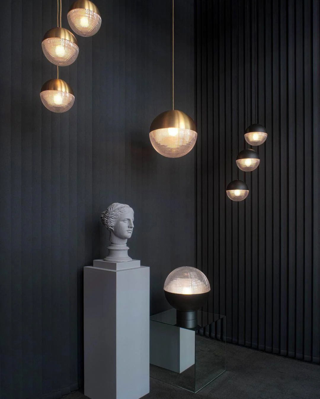 Solara Pendant Lamp Brass Glass Modern - Image 38