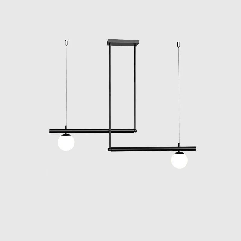Solara Pendant Lamp Brass Linear Satellite Minimalist - Image 47