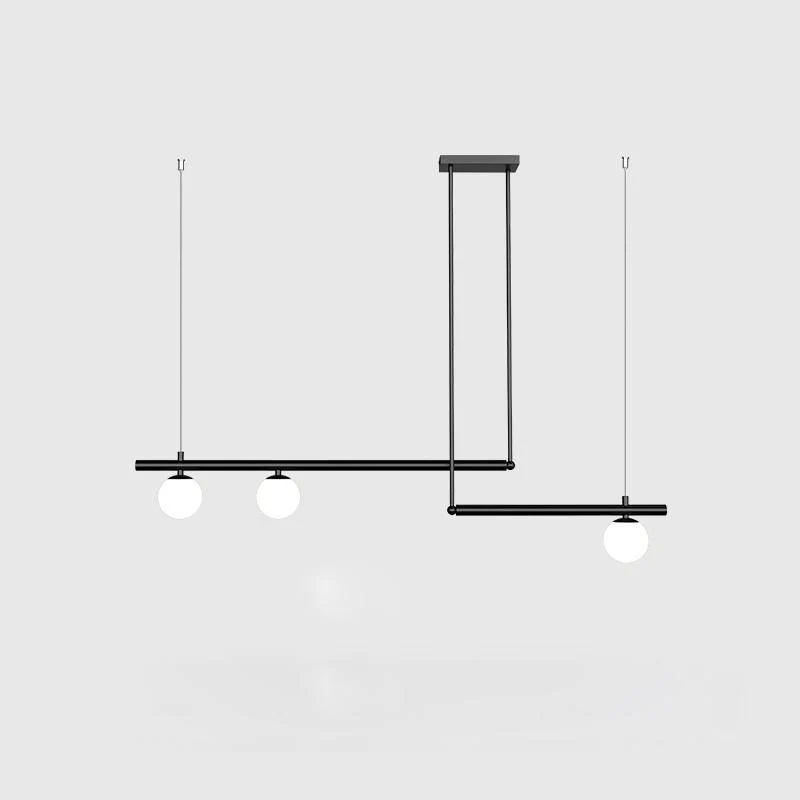 Solara Pendant Lamp Brass Linear Satellite Minimalist - Image 62