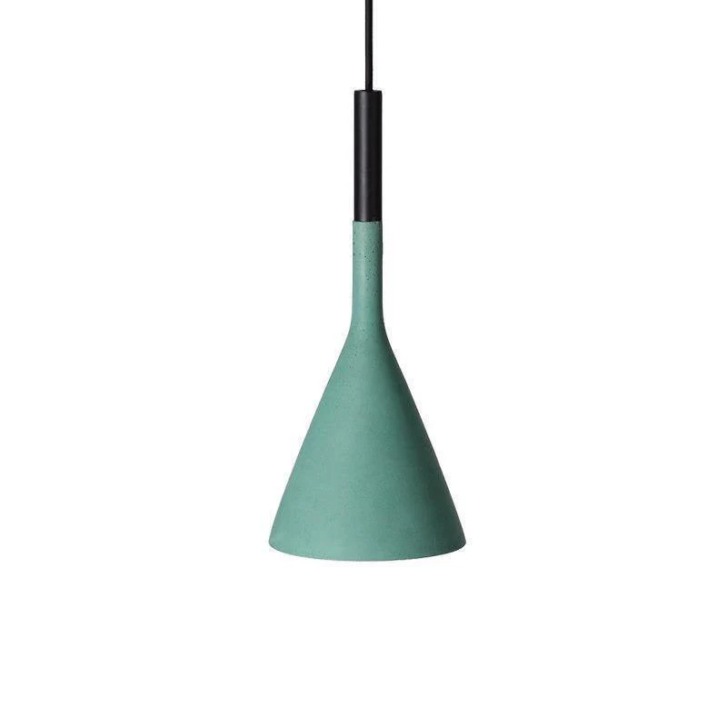 Solara Pendant Lamp Concrete Conical Industrial - Image 5