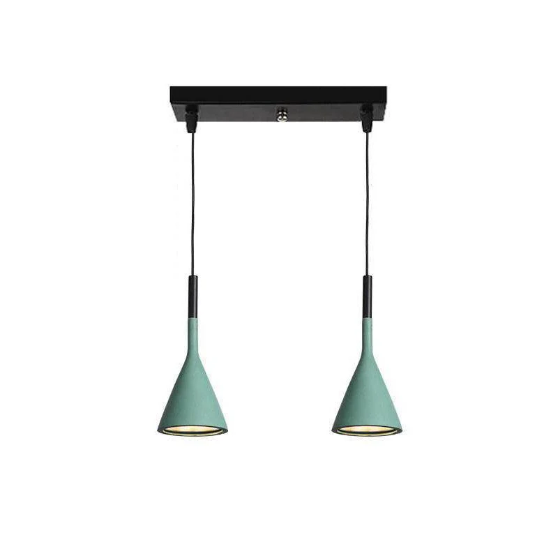 Solara Pendant Lamp Concrete Conical Industrial - Image 69