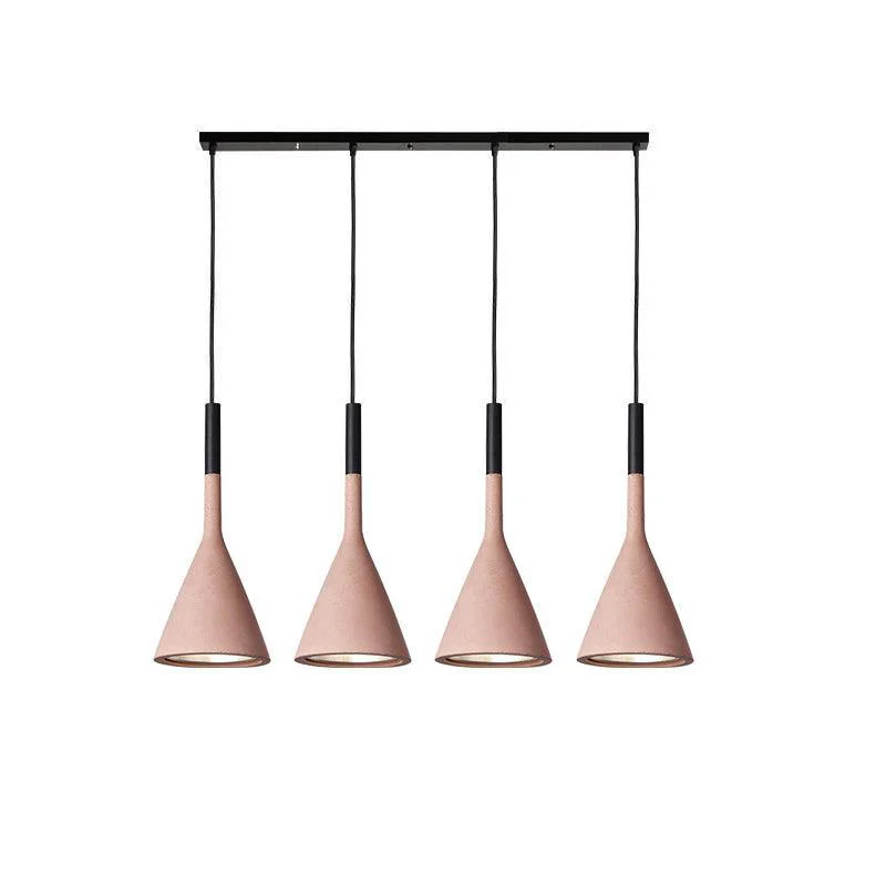 Solara Pendant Lamp Concrete Conical Industrial - Image 86