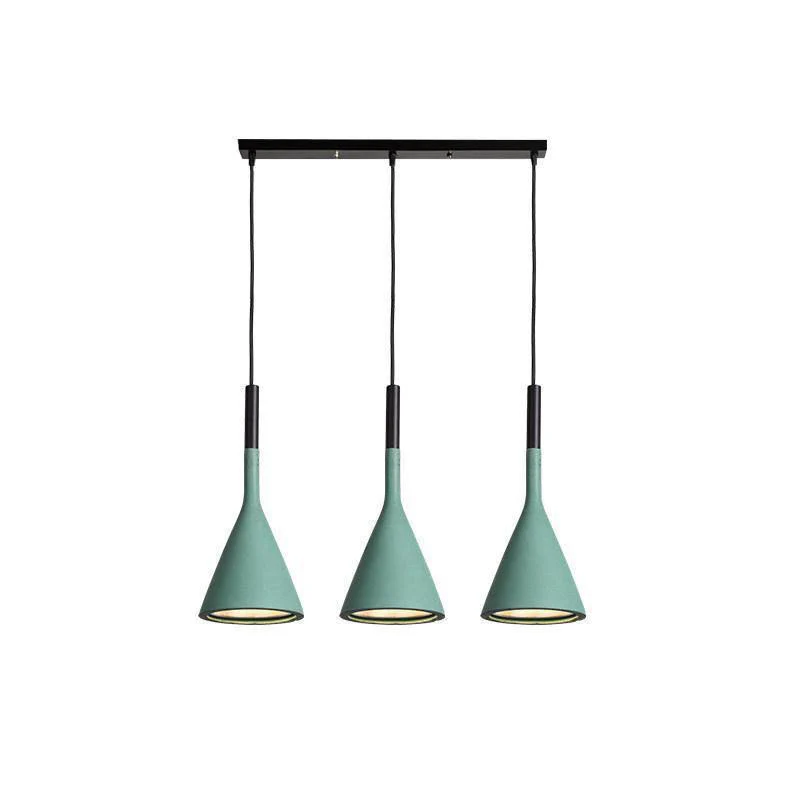 Solara Pendant Lamp Concrete Conical Industrial - Image 90