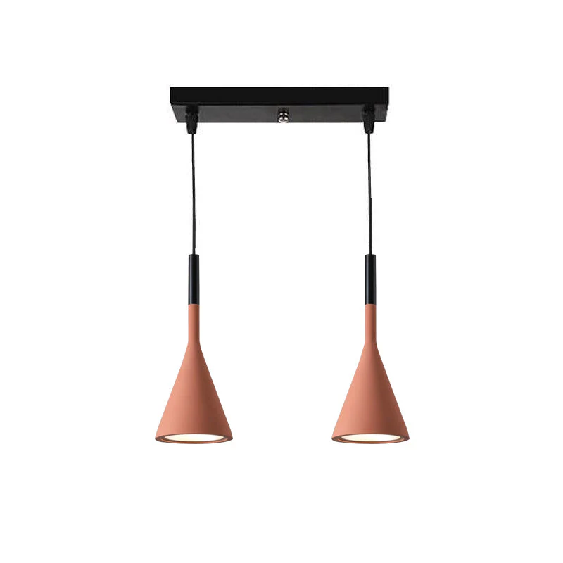 Solara Pendant Lamp Concrete Conical Industrial - Image 96