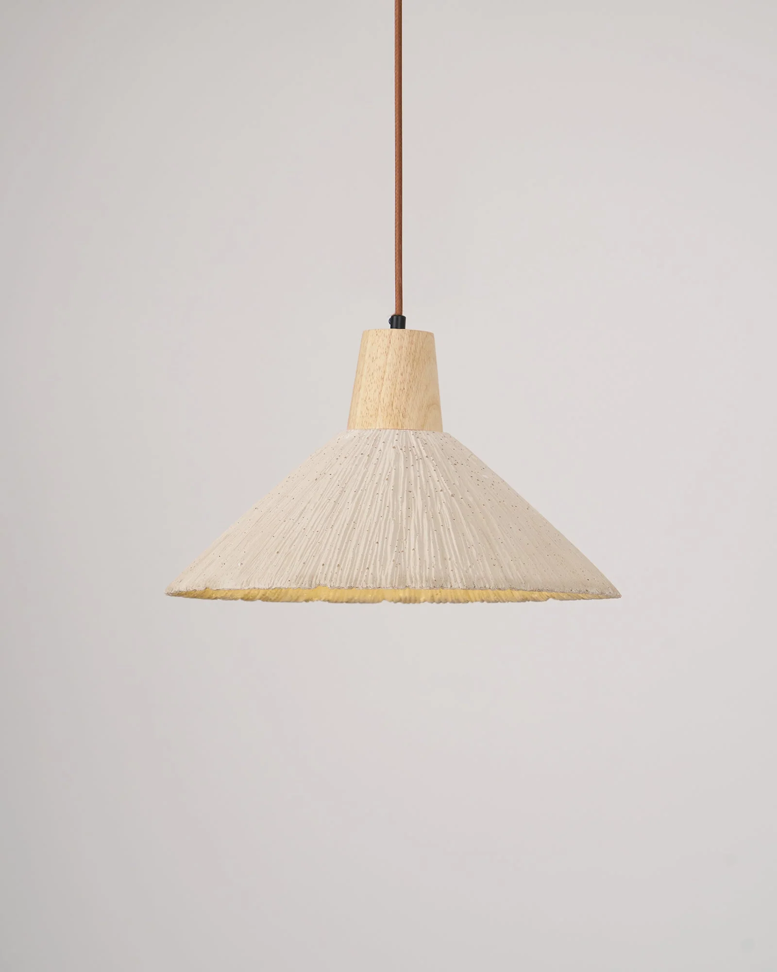Solara Pendant Lamp Concrete Pleated - Image 101
