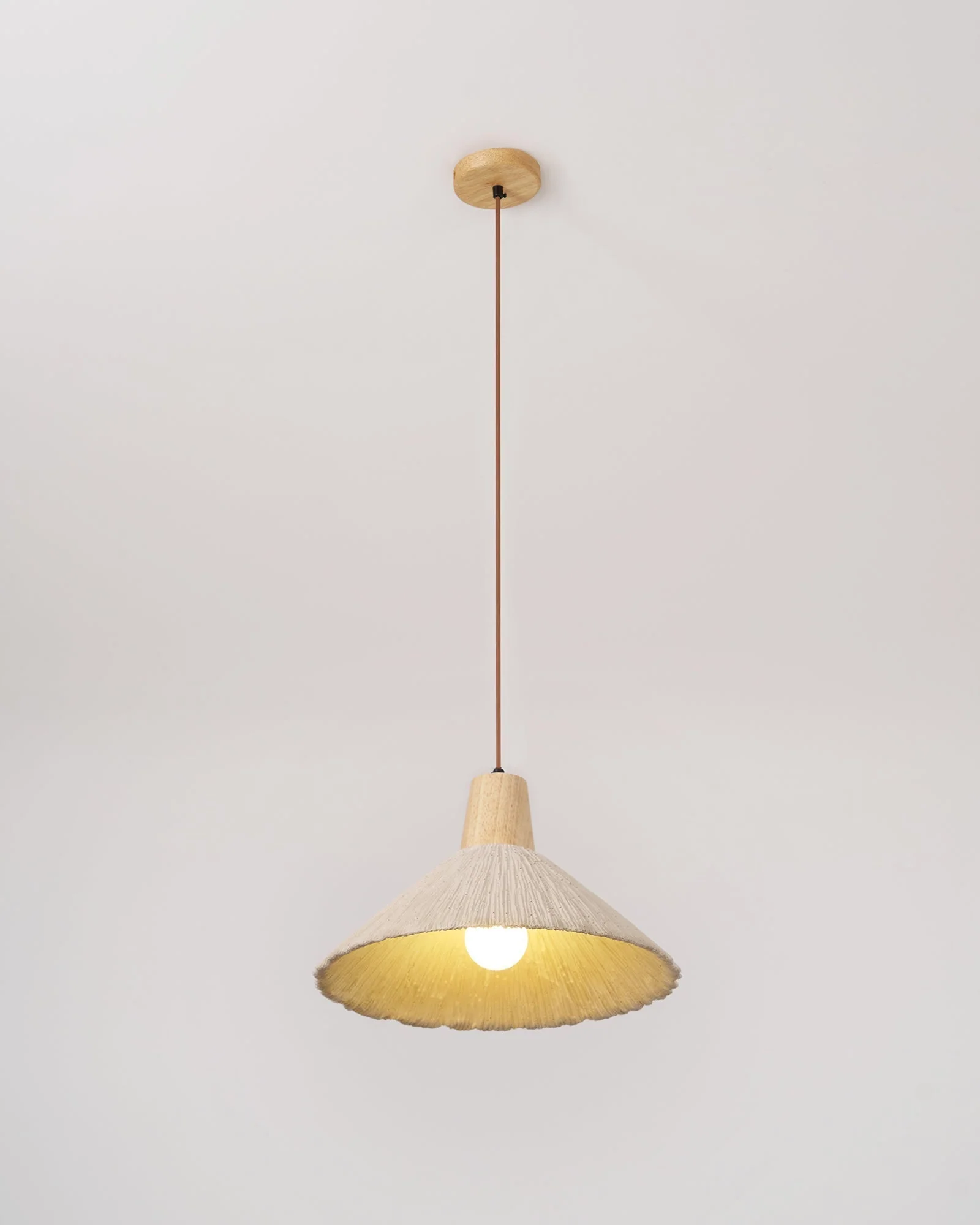 Solara Pendant Lamp Concrete Pleated - Image 103
