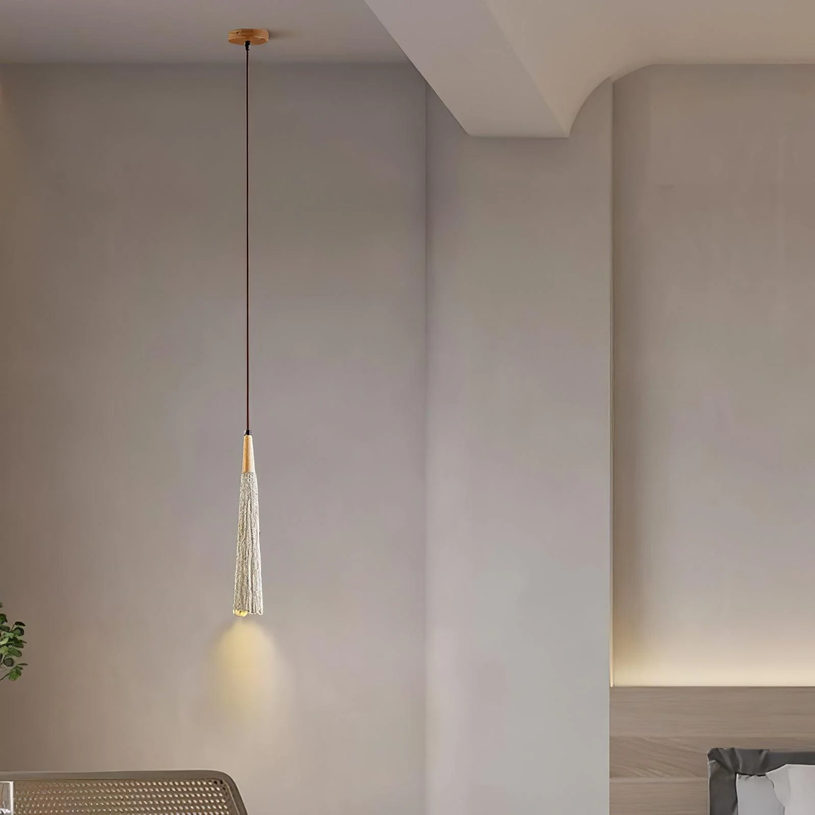 Solara Pendant Lamp Concrete Pleated - Image 15