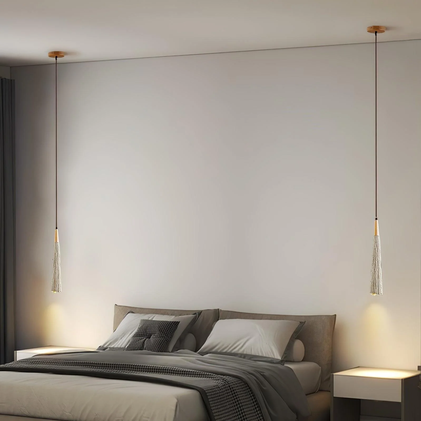 Solara Pendant Lamp Concrete Pleated - Image 17
