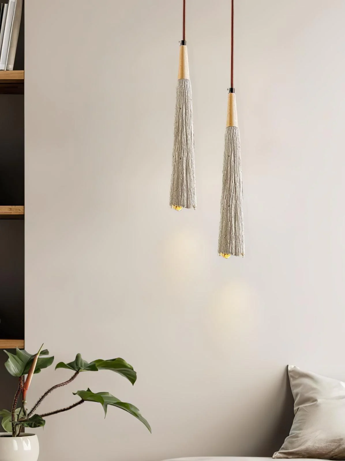 Solara Pendant Lamp Concrete Pleated - Image 18