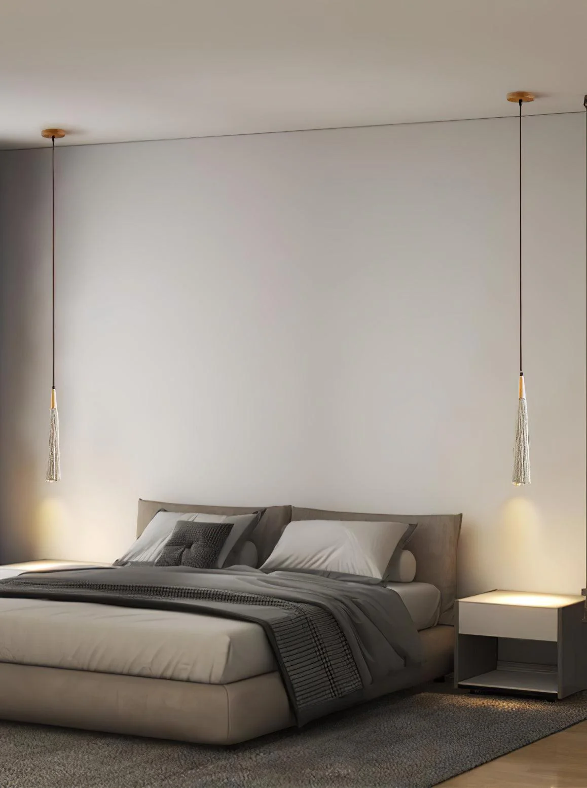 Solara Pendant Lamp Concrete Pleated - Image 22