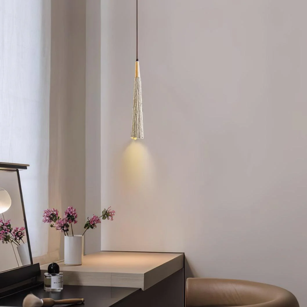 Solara Pendant Lamp Concrete Pleated - Image 23