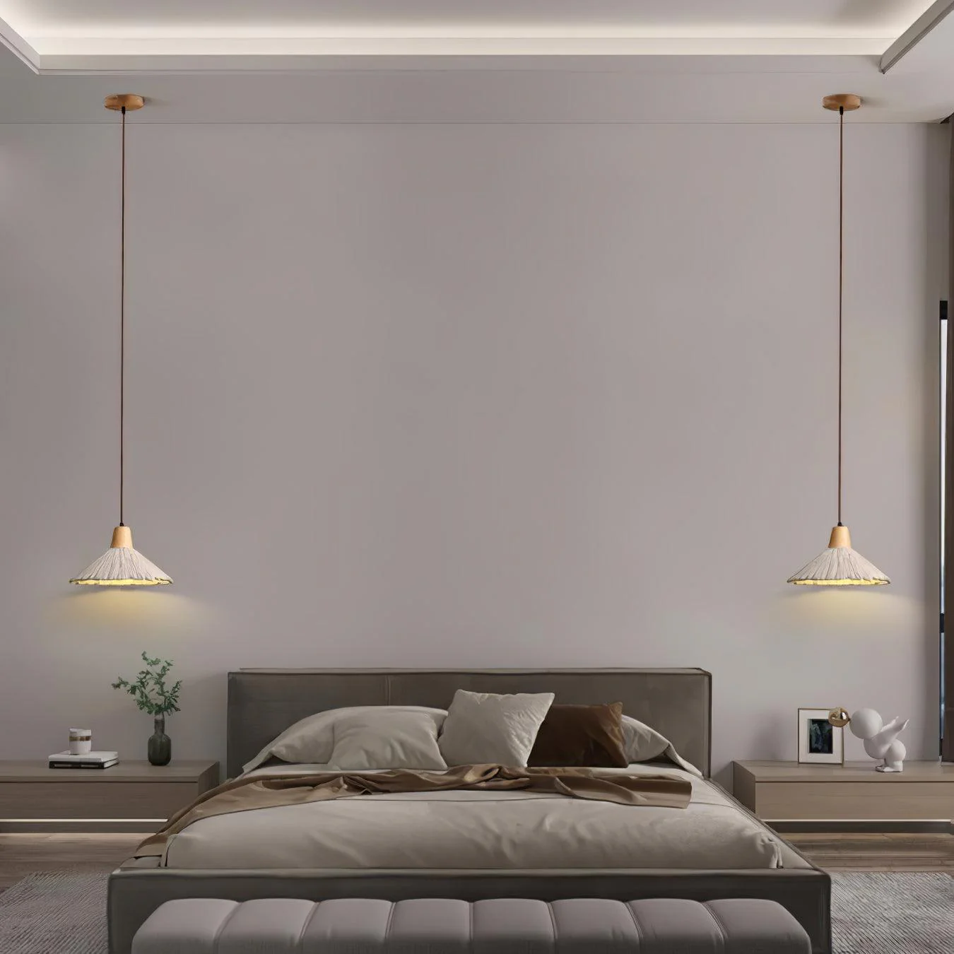 Solara Pendant Lamp Concrete Pleated - Image 33