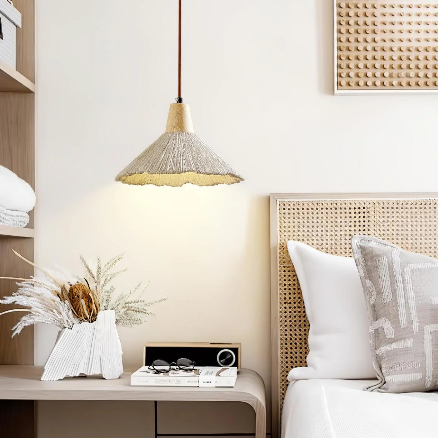 Solara Pendant Lamp Concrete Pleated - Image 47