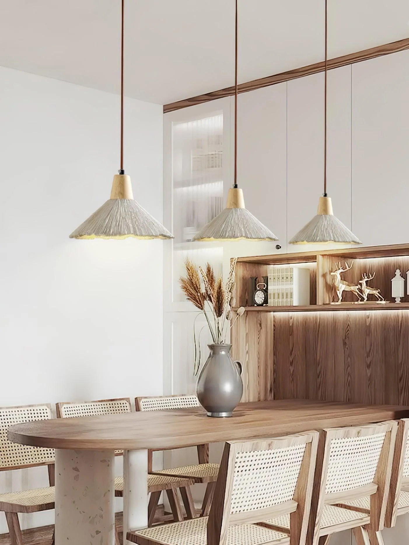 Solara Pendant Lamp Concrete Pleated - Image 50