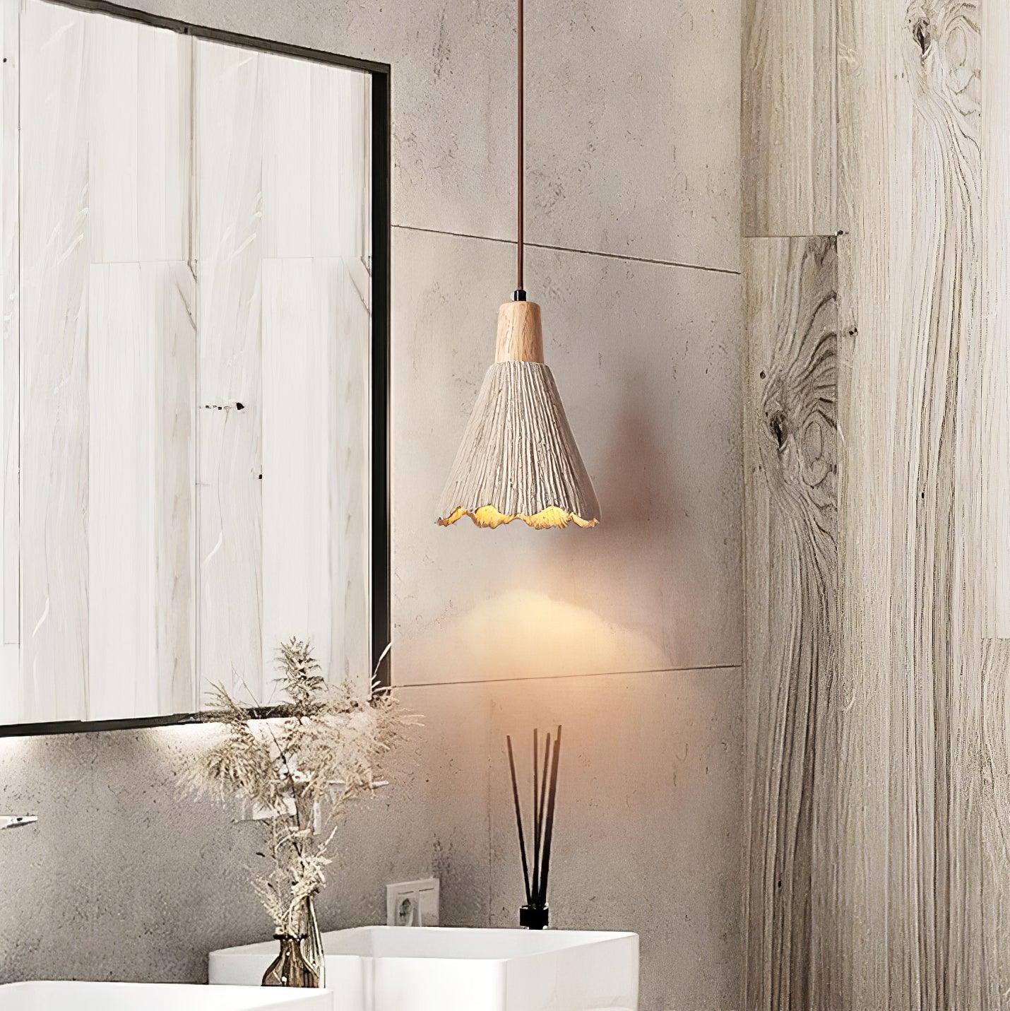 Solara Pendant Lamp Concrete Pleated - Image 55